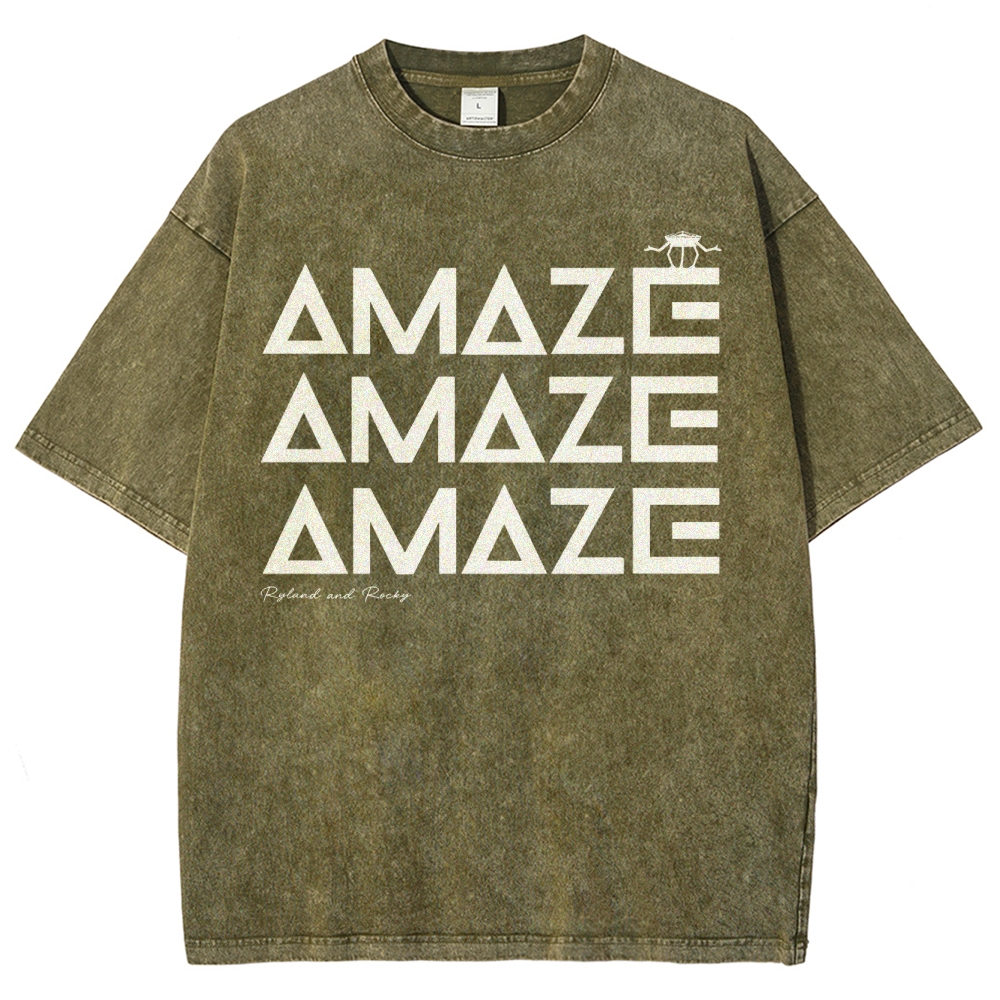  Funny Space Quote Washed T-Shirt 