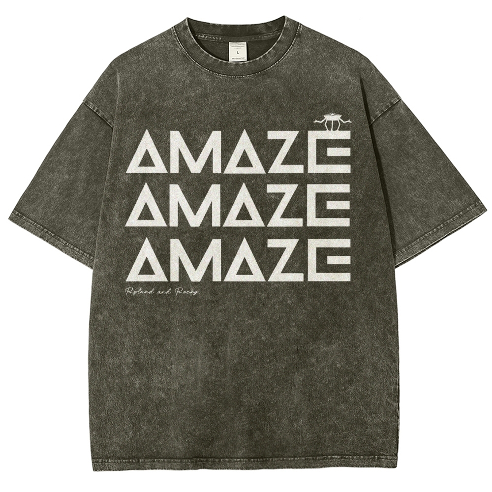  Funny Space Quote Washed T-Shirt 