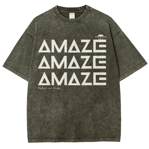  Funny Space Quote Washed T-Shirt 