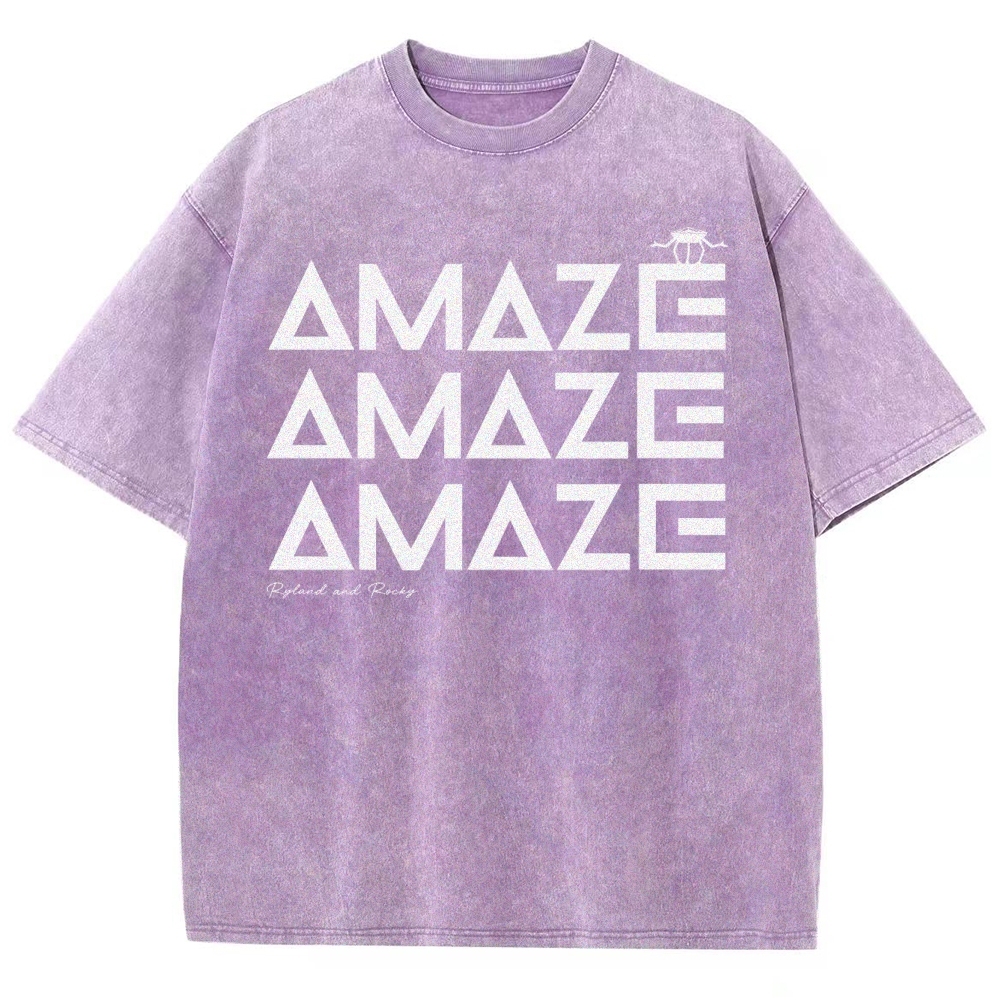  Funny Space Quote Washed T-Shirt 