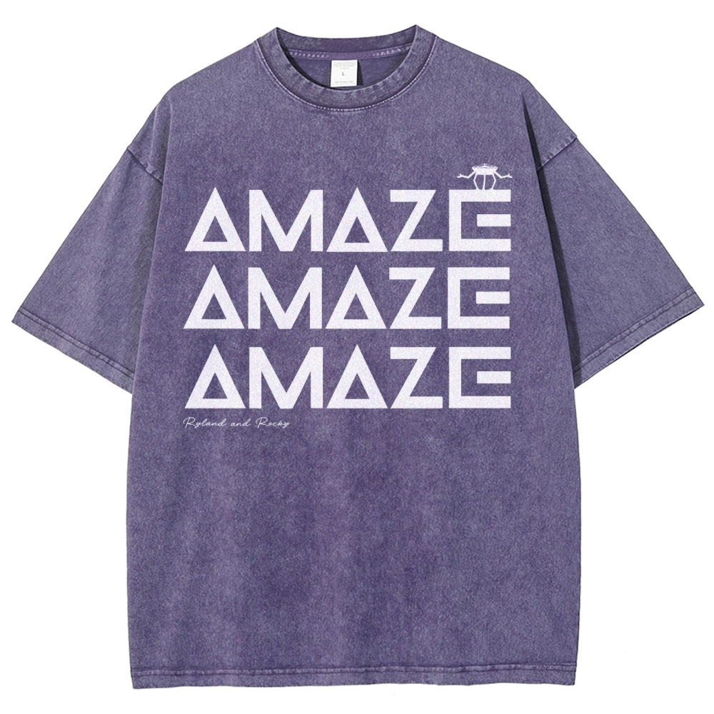  Funny Space Quote Washed T-Shirt 