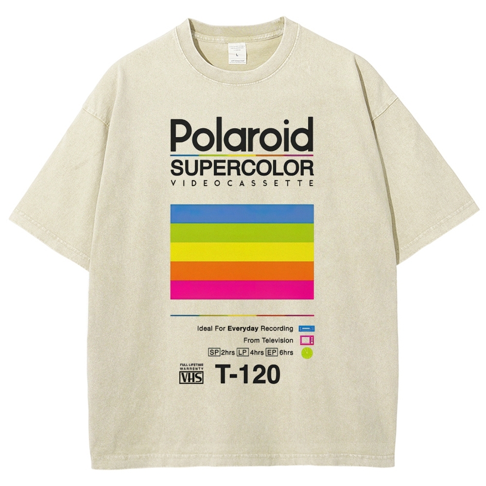 Retro Media  Vintage VHS Washed T-Shirt 