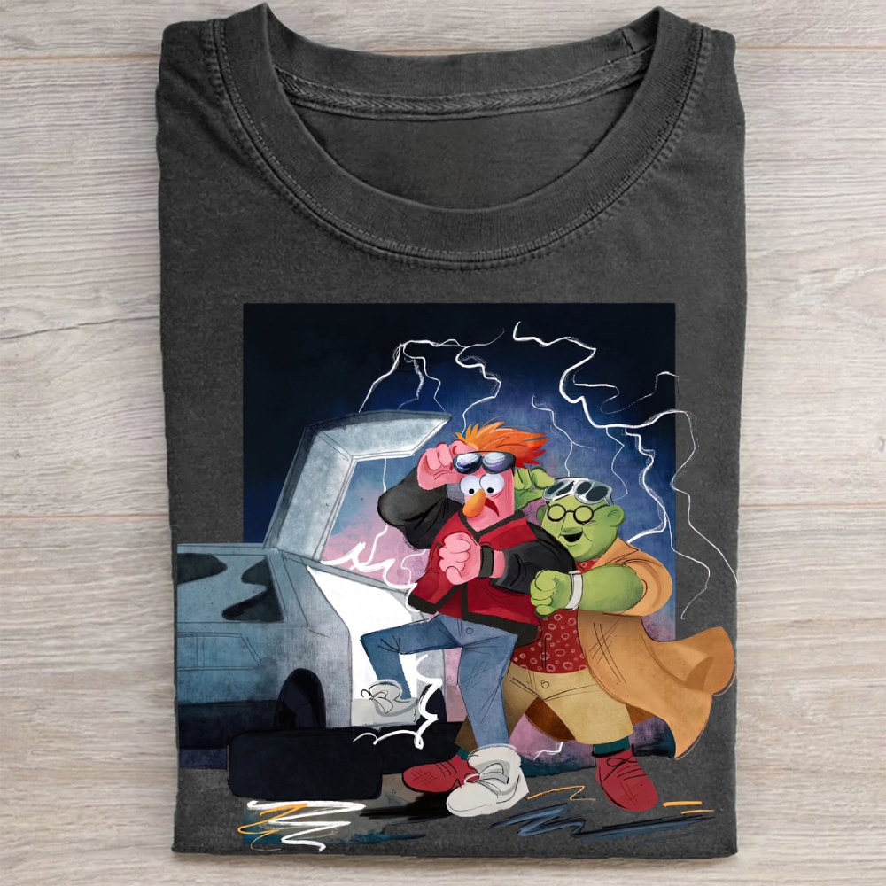 Cartoon Adventure Washed Tee 