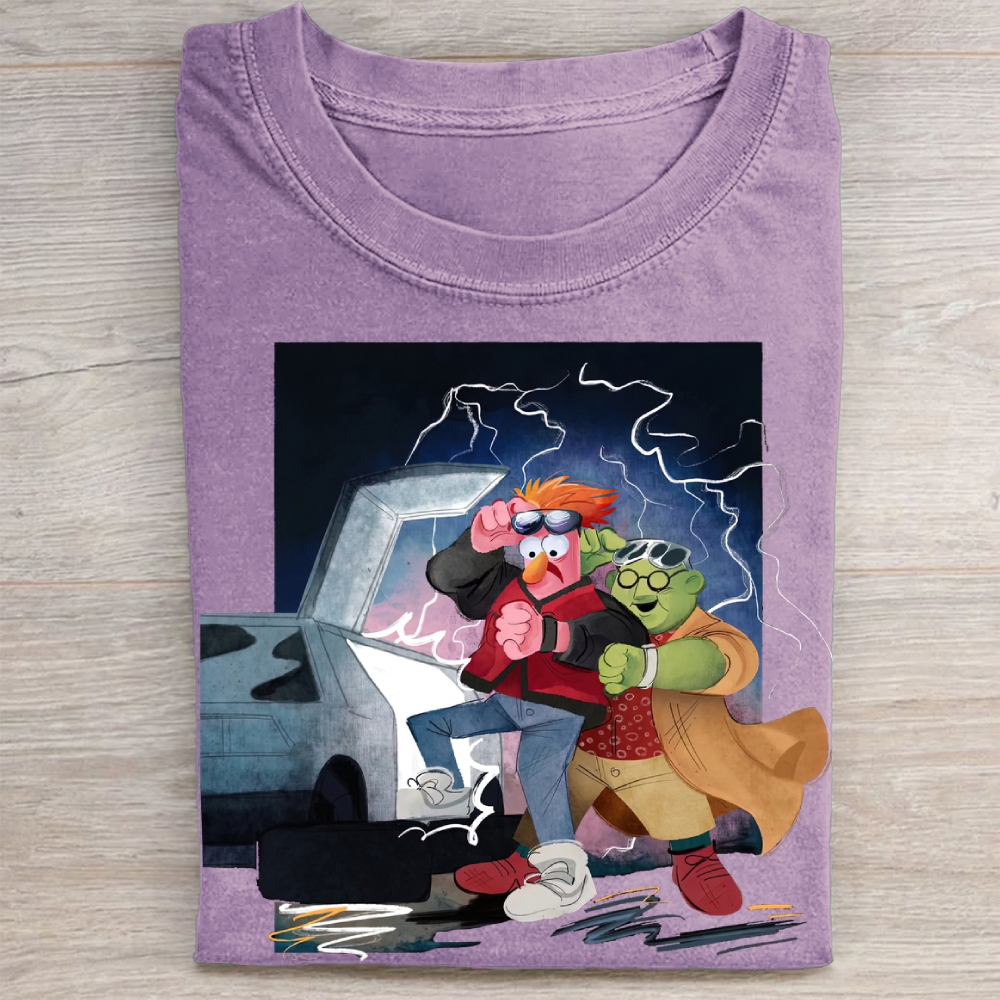  Cartoon Adventure Washed Tee 