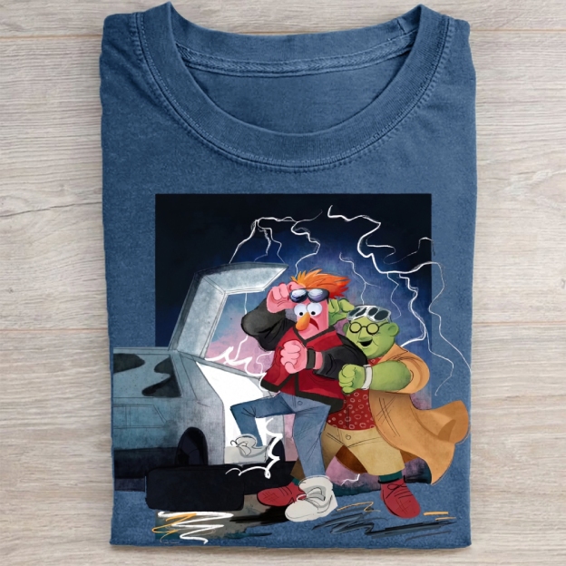  Cartoon Adventure Washed Tee 