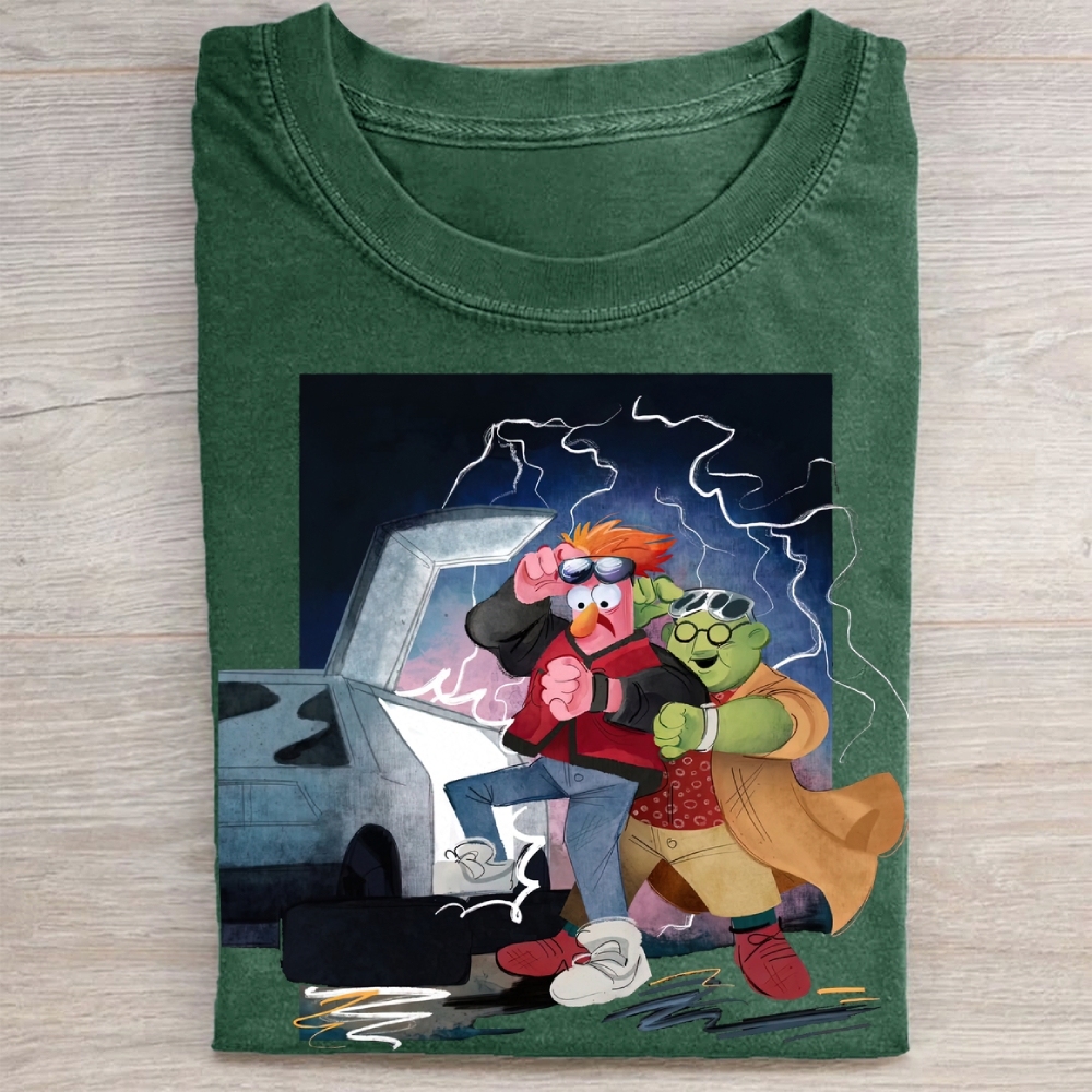 Cartoon Adventure Washed Tee 