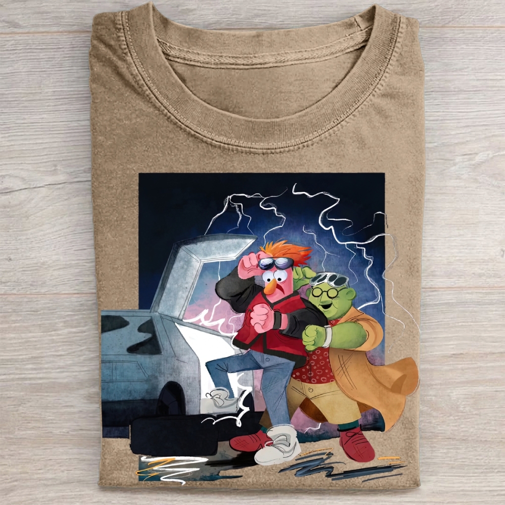  Cartoon Adventure Washed Tee 