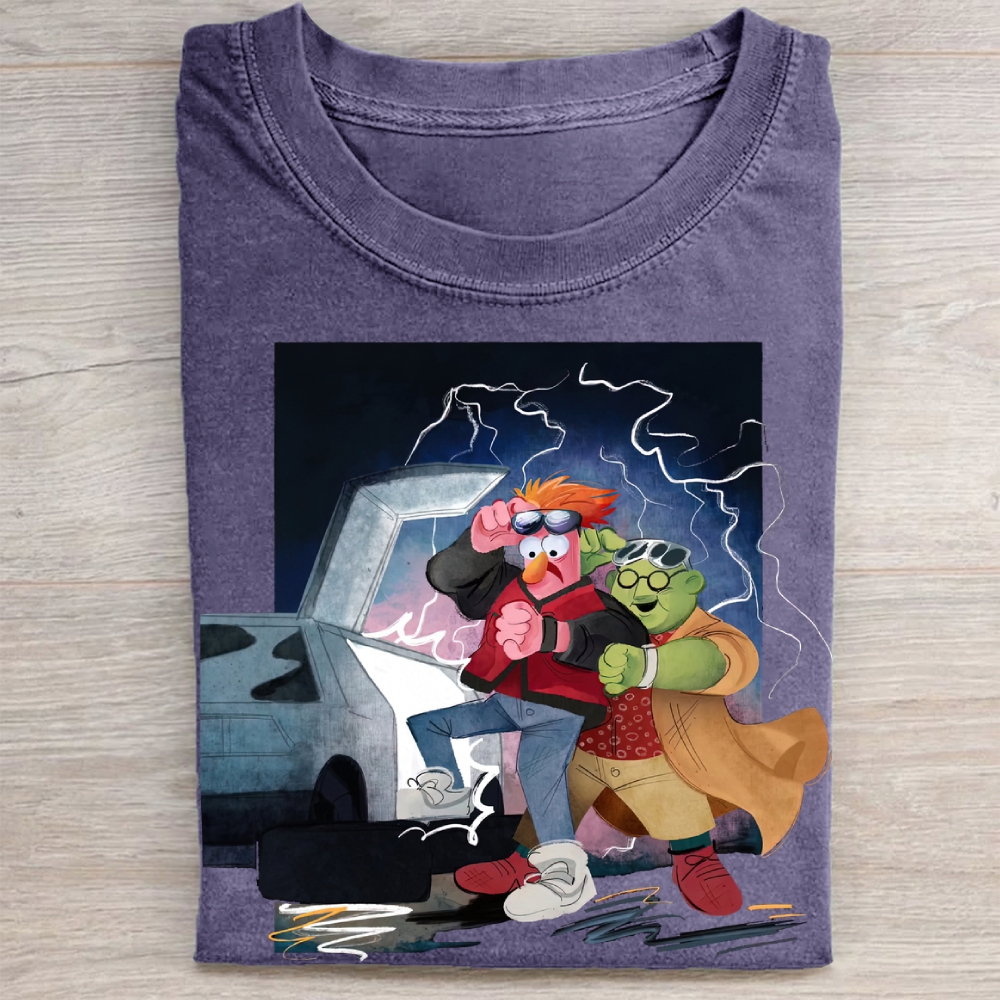  Cartoon Adventure Washed Tee 
