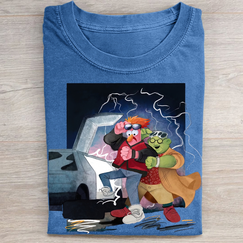  Cartoon Adventure Washed Tee 