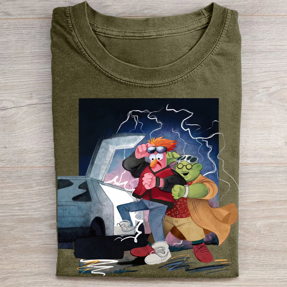  Cartoon Adventure Washed Tee 