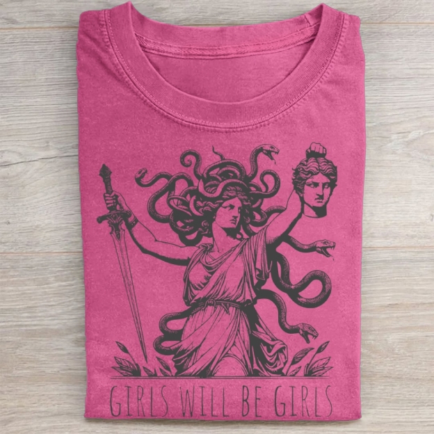 Comfort Color Girls Will Be Girls Washed Tee 