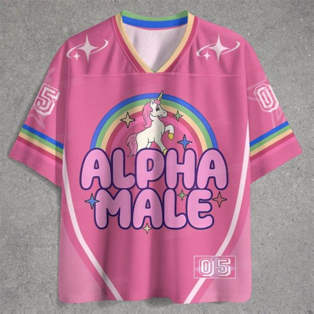 Rainbow Unicorn Alpha Y2K Jersey Shirts 