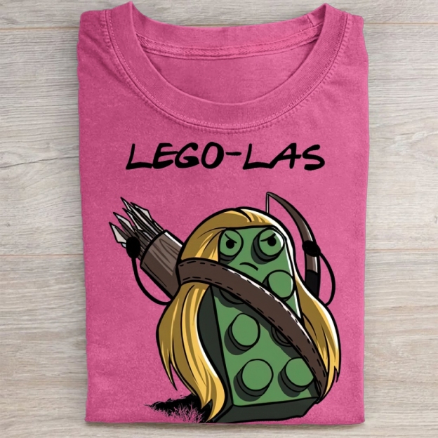 "Lego-Las" Lord of the Rings Parody Vintage Washed Tee