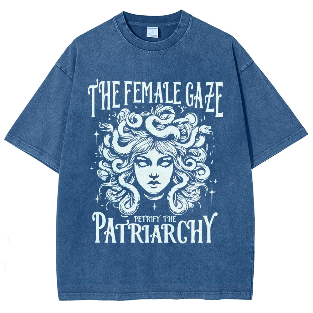 "The Female Gaze" Medusa Washed T-Shirt