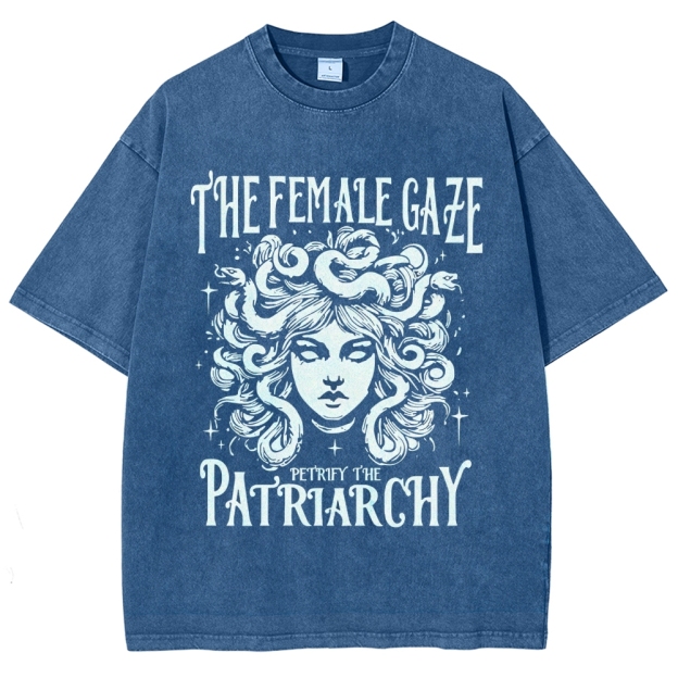 "The Female Gaze" Medusa Washed T-Shirt