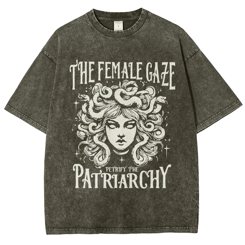 "The Female Gaze" Medusa Washed T-Shirt