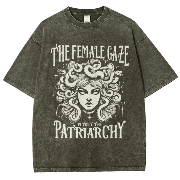 "The Female Gaze" Medusa Washed T-Shirt