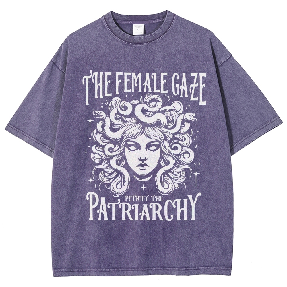 "The Female Gaze" Medusa Washed T-Shirt