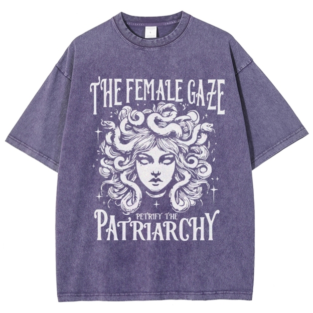 "The Female Gaze" Medusa Washed T-Shirt
