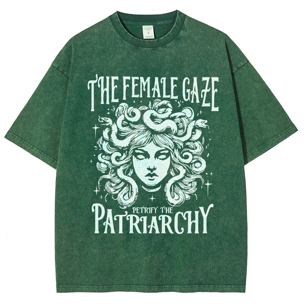 "The Female Gaze" Medusa Washed T-Shirt