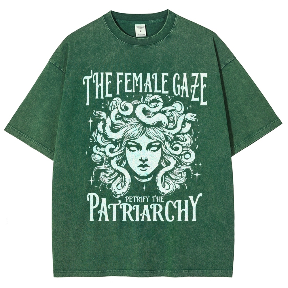 "The Female Gaze" Medusa Washed T-Shirt