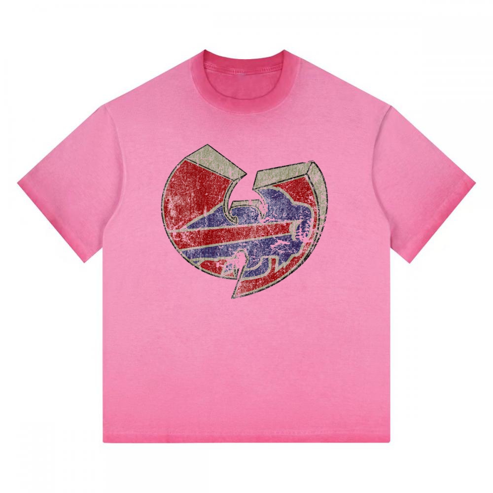 Wu-Tang Clan Vintage Washed Team Logo Gradient Washed T-shirt