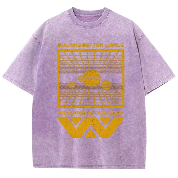 Weyland-Yutani Corp Retro Sci-Fi Washed T-Shirt