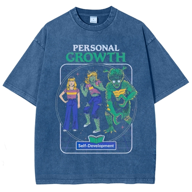 "Personal Growth" Monster Transformation Washed T-Shirt
