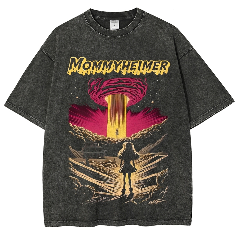 "Mommyheimer" Barbenheimer Parody Washed T-Shirt