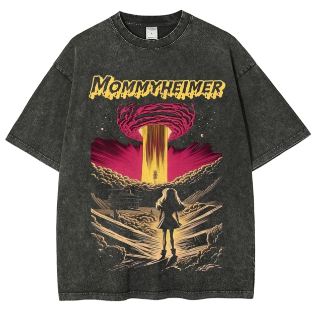 "Mommyheimer" Barbenheimer Parody Washed T-Shirt