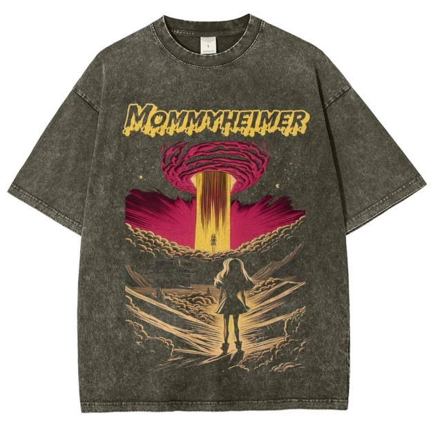 "Mommyheimer" Barbenheimer Parody Washed T-Shirt