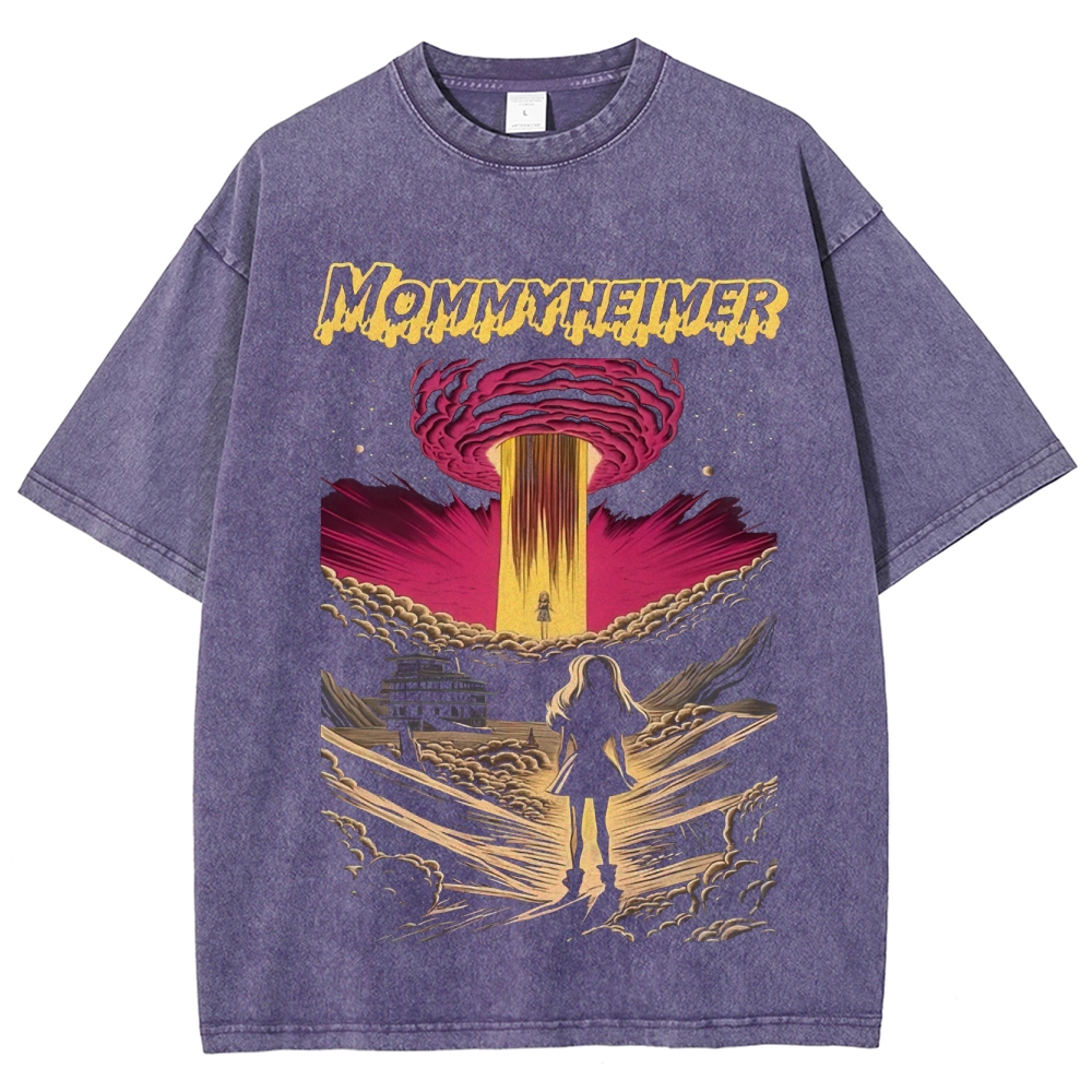 "Mommyheimer" Barbenheimer Parody Washed T-Shirt