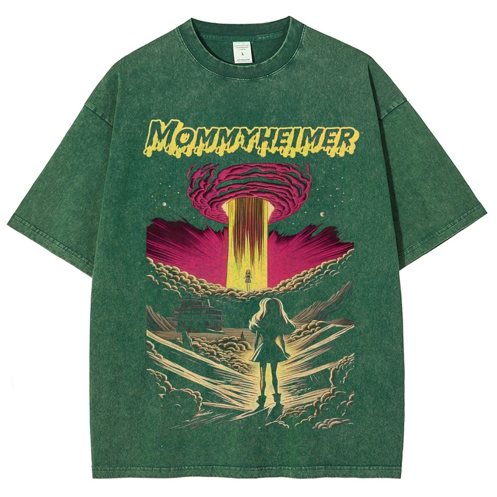 "Mommyheimer" Barbenheimer Parody Washed T-Shirt