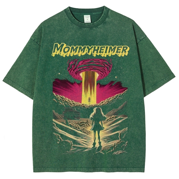 "Mommyheimer" Barbenheimer Parody Washed T-Shirt