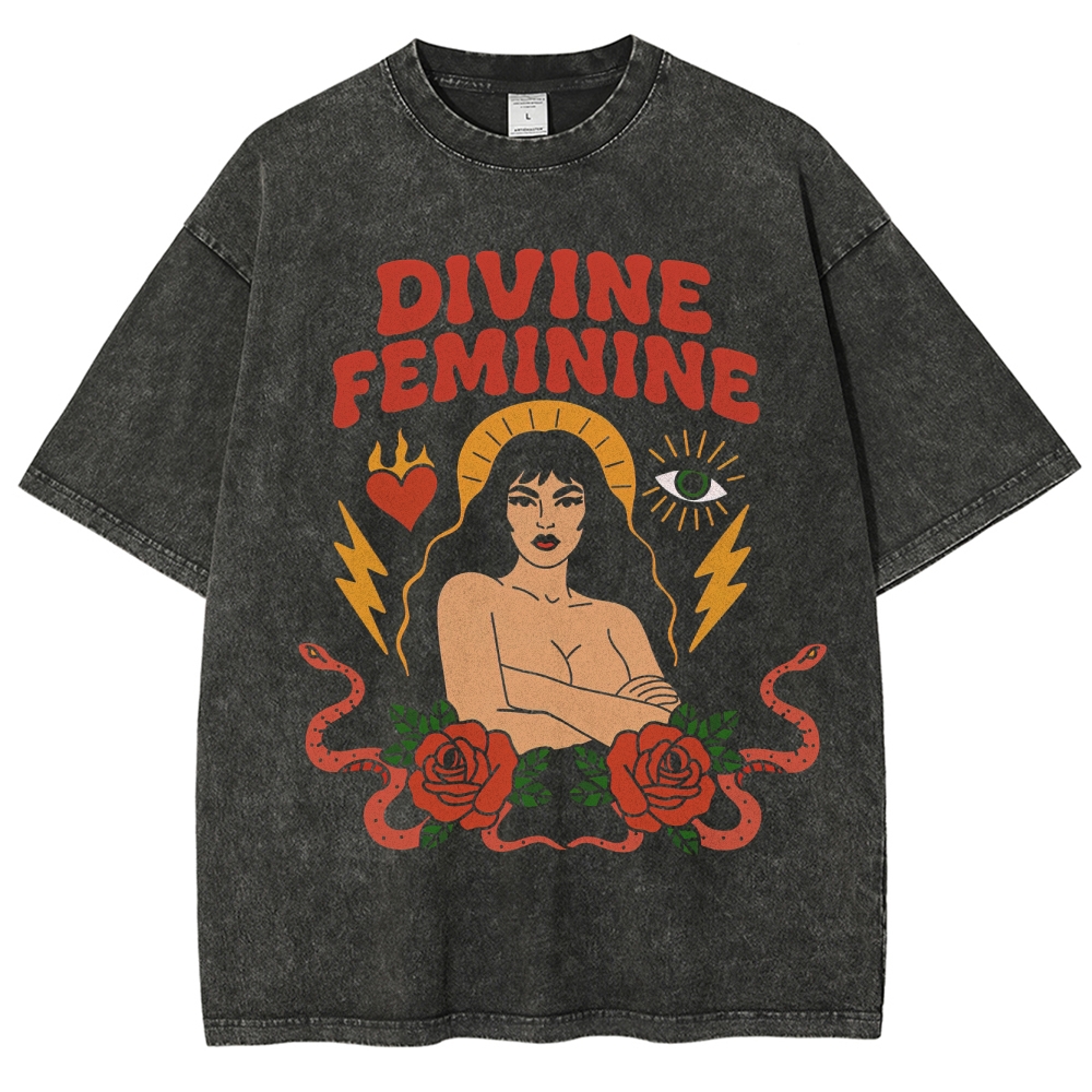 "Divine Feminine" Washed T-Shirt