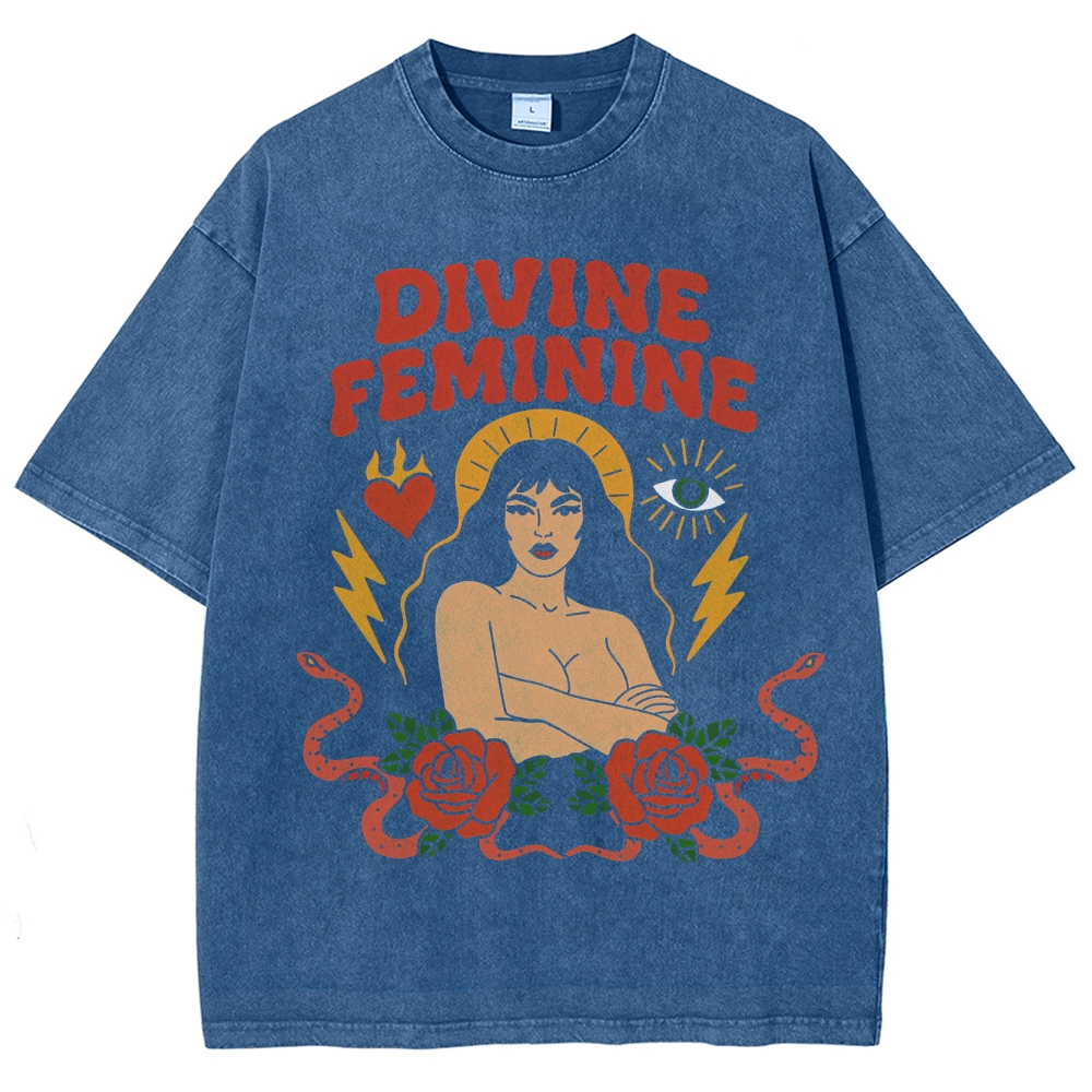 "Divine Feminine" Washed T-Shirt