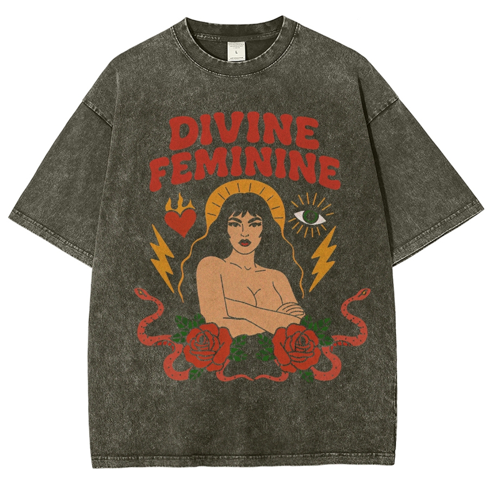"Divine Feminine" Washed T-Shirt