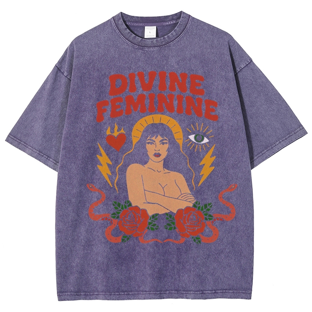 "Divine Feminine" Washed T-Shirt