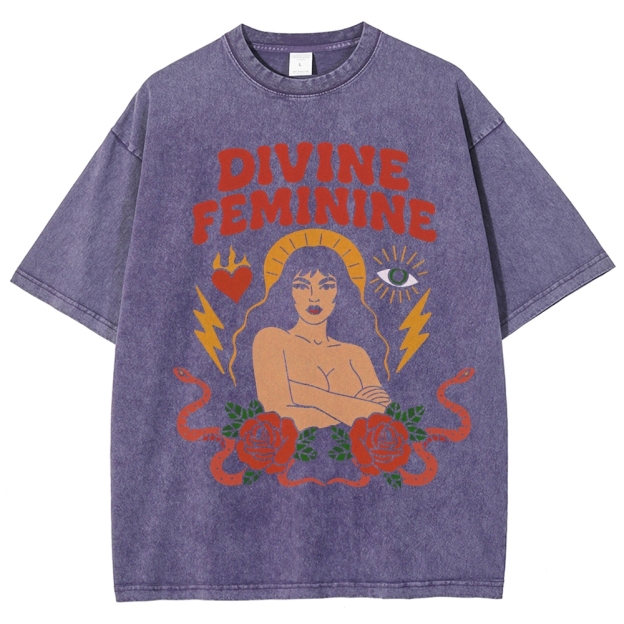 "Divine Feminine" Washed T-Shirt