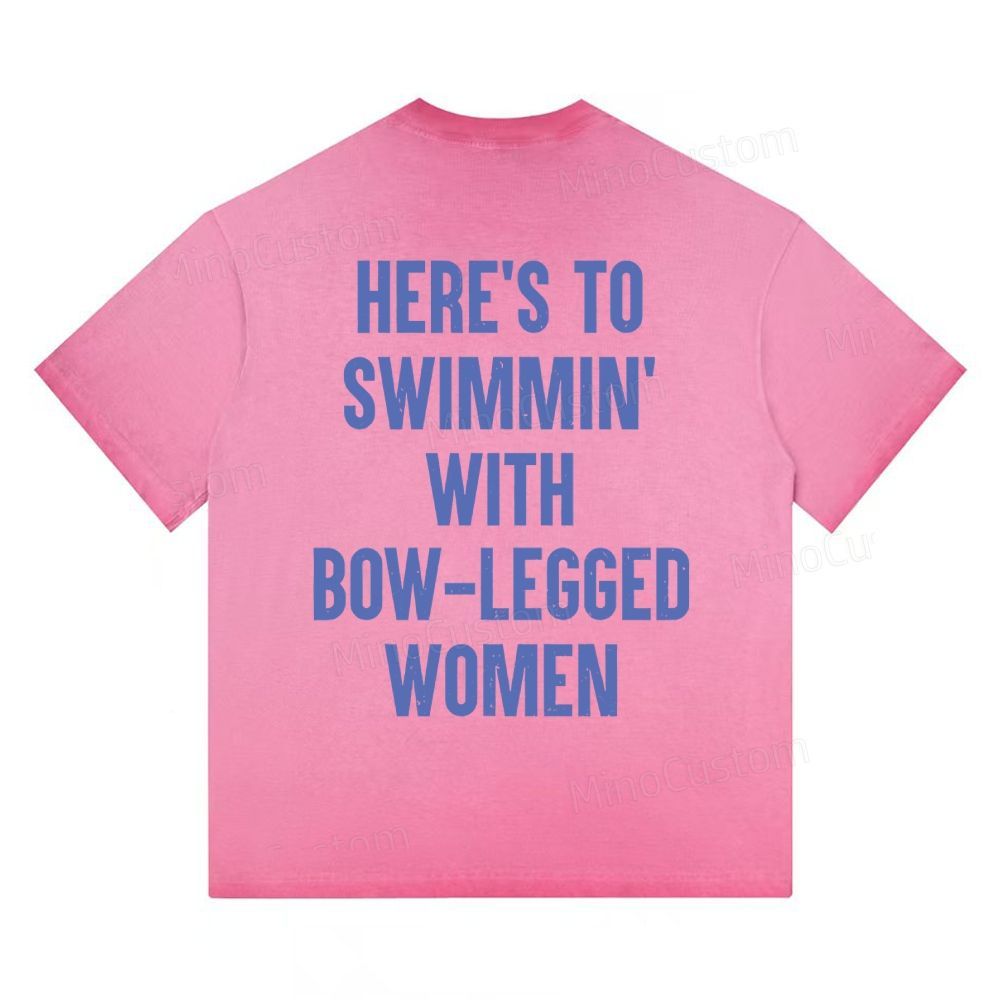 "Amity Island Welcomes You" Shark Gradient Washed T-shirt 