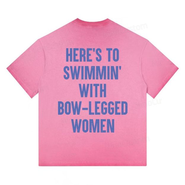 "Amity Island Welcomes You" Shark Gradient Washed T-shirt 