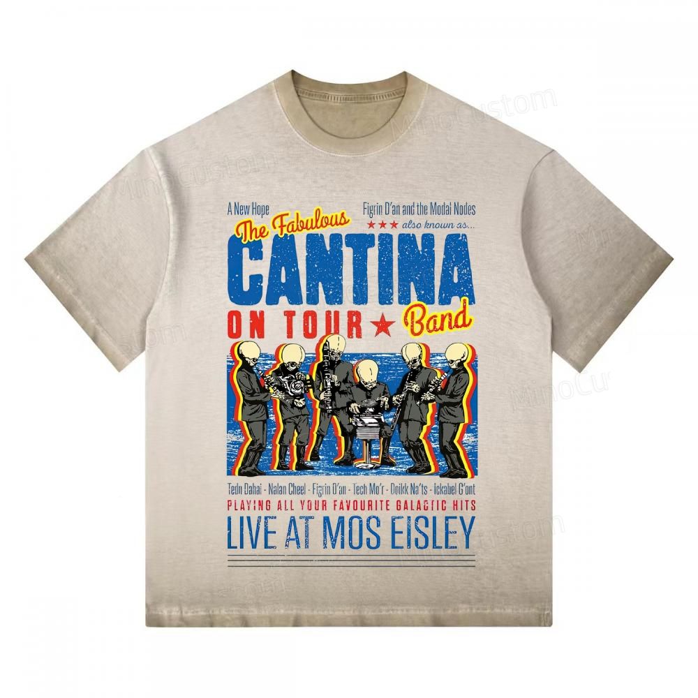 "Cantina Band On Tour" Galactic Tour Washed Tee