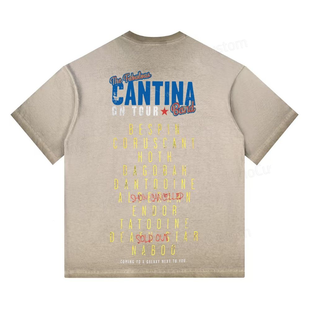 "Cantina Band On Tour" Galactic Tour Washed Tee