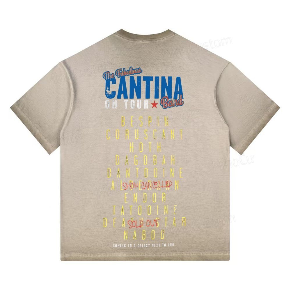 "Cantina Band On Tour" Galactic Tour Washed Tee