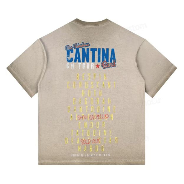 "Cantina Band On Tour" Galactic Tour Washed Tee