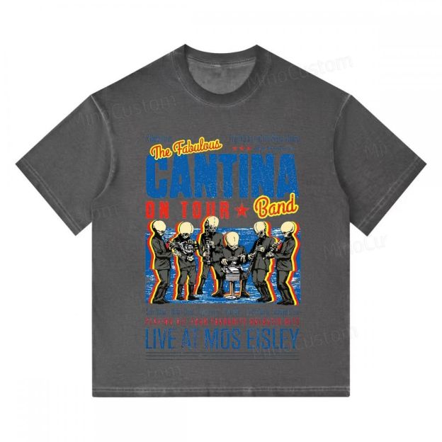 "Cantina Band On Tour" Galactic Tour Washed Tee