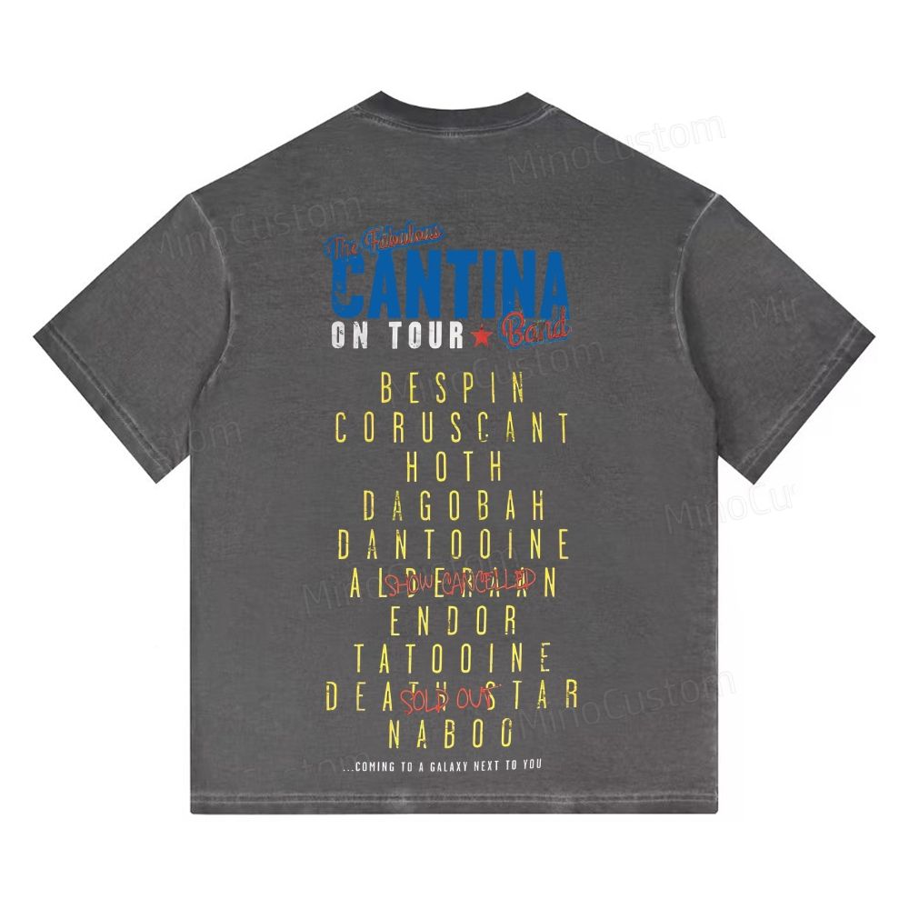 "Cantina Band On Tour" Galactic Tour Washed Tee