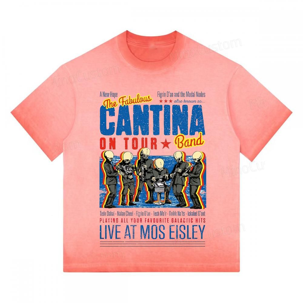 "Cantina Band On Tour" Galactic Tour Washed Tee