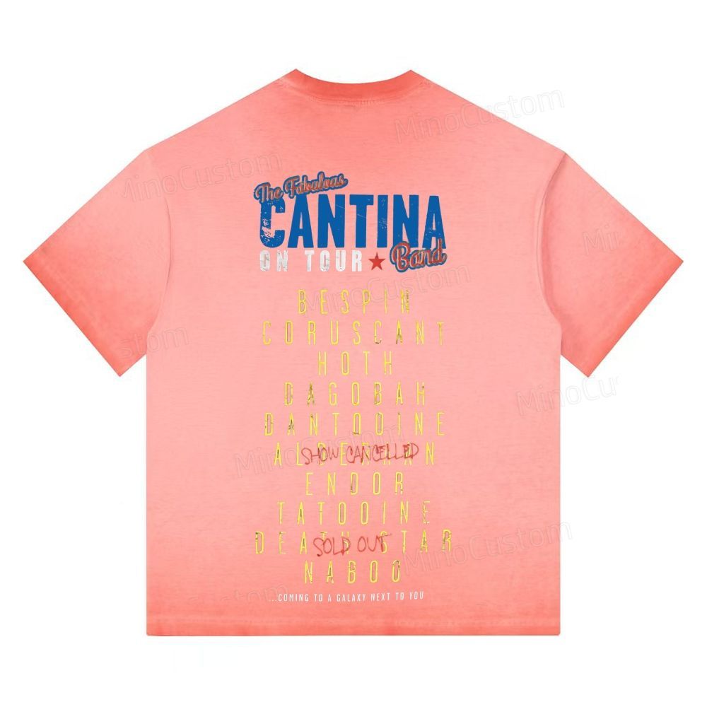 "Cantina Band On Tour" Galactic Tour Washed Tee