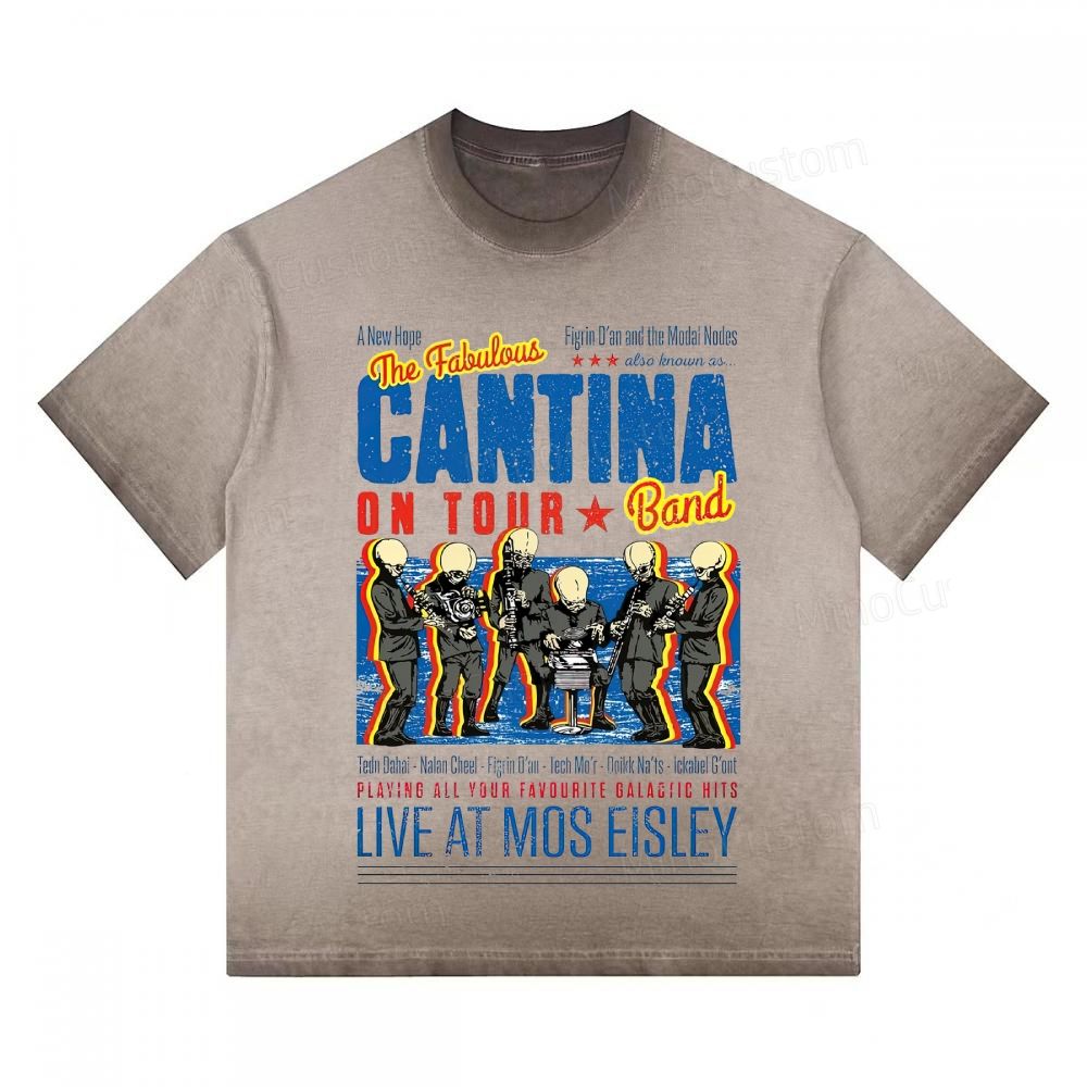 "Cantina Band On Tour" Galactic Tour Washed Tee